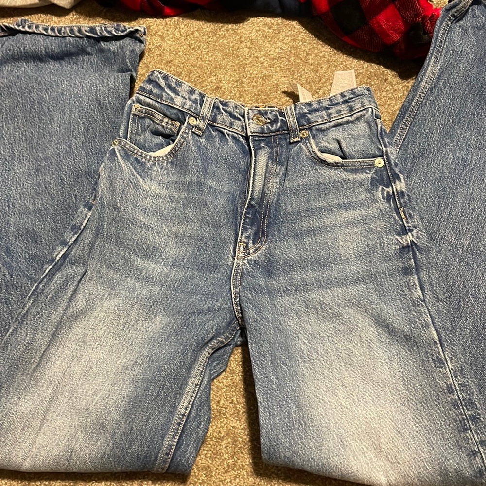 Zara women’s wide leg jeans